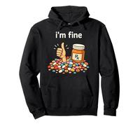 Funny I'm Fine Pharmacist Technician RX Pharmacy Tech Squad Sudadera con Capucha