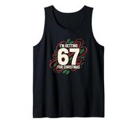 Funny I'm Getting Six Seven 67 for Christmas 6 7 Meme Design Camiseta sin Mangas