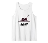 Funny I'm Gonna Mow-sey (Mosey) Lawnmower Humor Camiseta sin Mangas