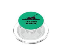 Funny I'm Gonna Mow-sey (Mosey) Lawnmower Humor PopSockets PopGrip para MagSafe