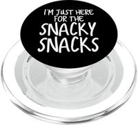 Funny I'm Just Here for The Snacky Snacks Gear PopSockets PopGrip para MagSafe
