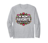 Funny I'm Mom'S Favorite She Told Me Not to Tell You Mothers Manga Larga