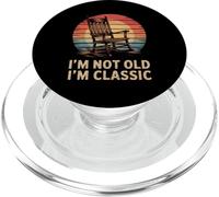 Funny I'm Not Old I'm Classic Saying Retro Humor Old Chair PopSockets PopGrip para MagSafe
