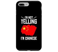 Funny I'm Not Yelling I'm Chinese | Bandera de China Carcasa para iPhone 7 Plus/8 Plus