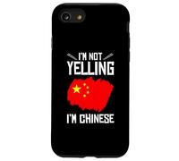 Funny I'm Not Yelling I'm Chinese | Bandera de China Carcasa para iPhone SE (2020) / 7/8