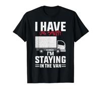 Funny I'm Staying In Tha Van Phasmophobia Man Women Camiseta gráfica económica, Hombre, Negro, XL
