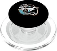 Funny I'm Very Orca-nized Orca Juego de Palabras organizado PopSockets PopGrip para MagSafe