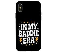 Funny In My Baddie Era, Bold Queen, Retro Diva Confidence Carcasa para iPhone X/XS