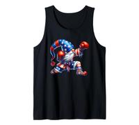 Funny Independence Day GNOME Graphic For Men Boxing Workout Camiseta sin Mangas