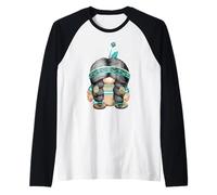 Funny Indian Tribal Graphic Cute Native American GNOME Mom Camiseta Manga Raglan