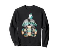 Funny Indian Tribal Graphic Cute Native American GNOME Mom Sudadera