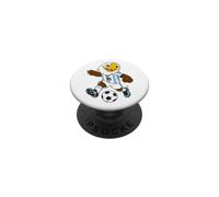 Funny Inspired Soccer Player Playing Football Graphic PopSockets PopGrip Adhesivo