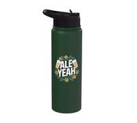 Funny IPA Beer Ale Yeah Hops Lager Stainless Steel Insulated Water Bottle