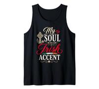Funny Ireland Humor Irish Joke My Soul Has An Irish Accent Camiseta sin Mangas
