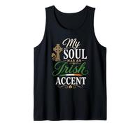 Funny Ireland Humor Irish Person Joke My Soul Has An Irish Camiseta sin Mangas