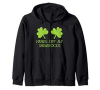 Funny Irish Shamrock Boobs Breasts Boobies | St. Patrick Day Sudadera con Capucha