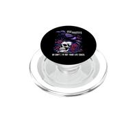 Funny Ironic Motivational Pun Stay Positive Or Dont Crow PopSockets PopGrip para MagSafe