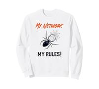 Funny IT Network Administrador Humor Mi Red Mis Reglas Sudadera