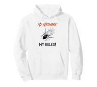Funny IT Network Administrador Humor Mi Red Mis Reglas Sudadera con Capucha