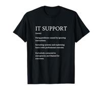 Funny IT Support Definición Diccionario sarcástico Camiseta