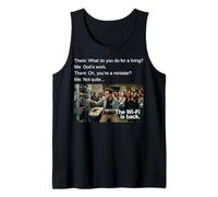 Funny IT Support Meme Tech Helpdesk Sysadmin Computer IT Guy Camiseta sin Mangas