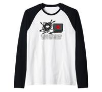 Funny IT Support Please Stop Adding Me To This Thread Camiseta Manga Raglan