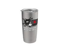 Funny IT Support Please Stop Adding Me To This Thread Vaso térmico de acero inoxidable de doble pared