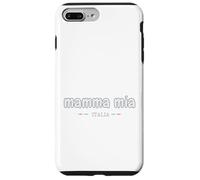 Funny Italia Mamma MIA - Bandera Italiana Carcasa para iPhone 7 Plus/8 Plus