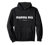 Funny Italia Mamma MIA - Bandera Italiana Sudadera con Capucha