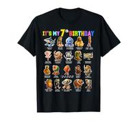 Funny Italian Brainrot It's My 7th Birthday Meme Boys Girls Camiseta