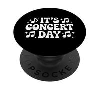 Funny Its Concert Day Diciendo Amante de la Música PopSockets PopGrip Adhesivo