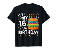 Funny Its My 16th Birthday Cake Decoraciones 16 Year Old Camiseta