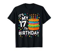 Funny Its My 17th Birthday Cake Decoraciones 17 Year Old Camiseta