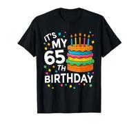 Funny Its My 65th Birthday Cake Decoraciones 65 Year Old Camiseta