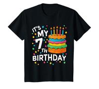 Funny Its My 7th Birthday Cake Decoraciones 7 Year Old Camiseta