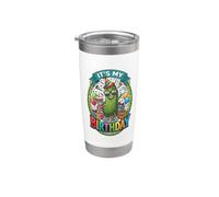 Funny Its My Birthday Pickle Party Boys Girls Kids Vaso térmico de acero inoxidable de doble pared