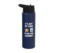 Funny It's Not My Turn To Do The Laundry Hombres Mujeres Estudiantes Stainless Steel Insulated Water Bottle