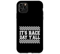 Funny It's Race Day Y'all - Pista de Carreras a Cuadros para Hombre Carcasa para iPhone 11 Pro MAX