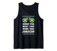 Funny Jamaican Joke Proud Jamaican Pride Jamaica Flag Camiseta sin Mangas