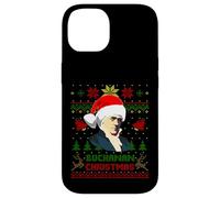 Funny James Presidente Buchanan Navidad Parodia Holiday Carcasa para iPhone 14
