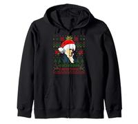 Funny James Presidente Buchanan Navidad Parodia Holiday Sudadera con Capucha