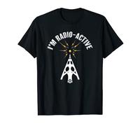 Funny Jamón Radio Operator Diseño Gráfico - Soy Radio-Activo Camiseta