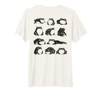 Funny Japanese Frog Art Grumpy Silly Vintage Graphic Camiseta Premium