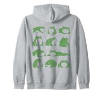 Funny Japanese Frog Art Grumpy Silly Vintage Graphic Sudadera con Capucha
