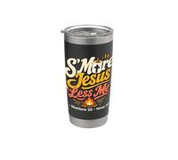Funny Jesus Camping Camper Life Christian Vaso térmico de acero inoxidable de doble pared