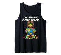 Funny Jesus Christian Faith The Original Master Builder Camiseta sin Mangas