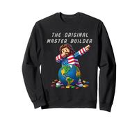 Funny Jesus Dab The Original Master Builder Christian Faith Sudadera