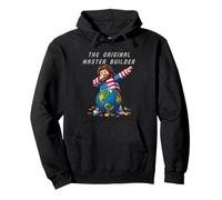 Funny Jesus Dab The Original Master Builder Christian Faith Sudadera con Capucha