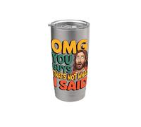 Funny Jesus That's Not What Said Religious God Christian Fun Vaso térmico de acero inoxidable de doble pared