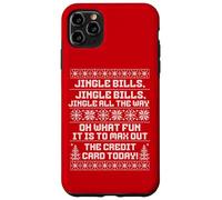 Funny Jingle Bills Christmas Recession Inflation Economy Carcasa para iPhone 11 Pro MAX